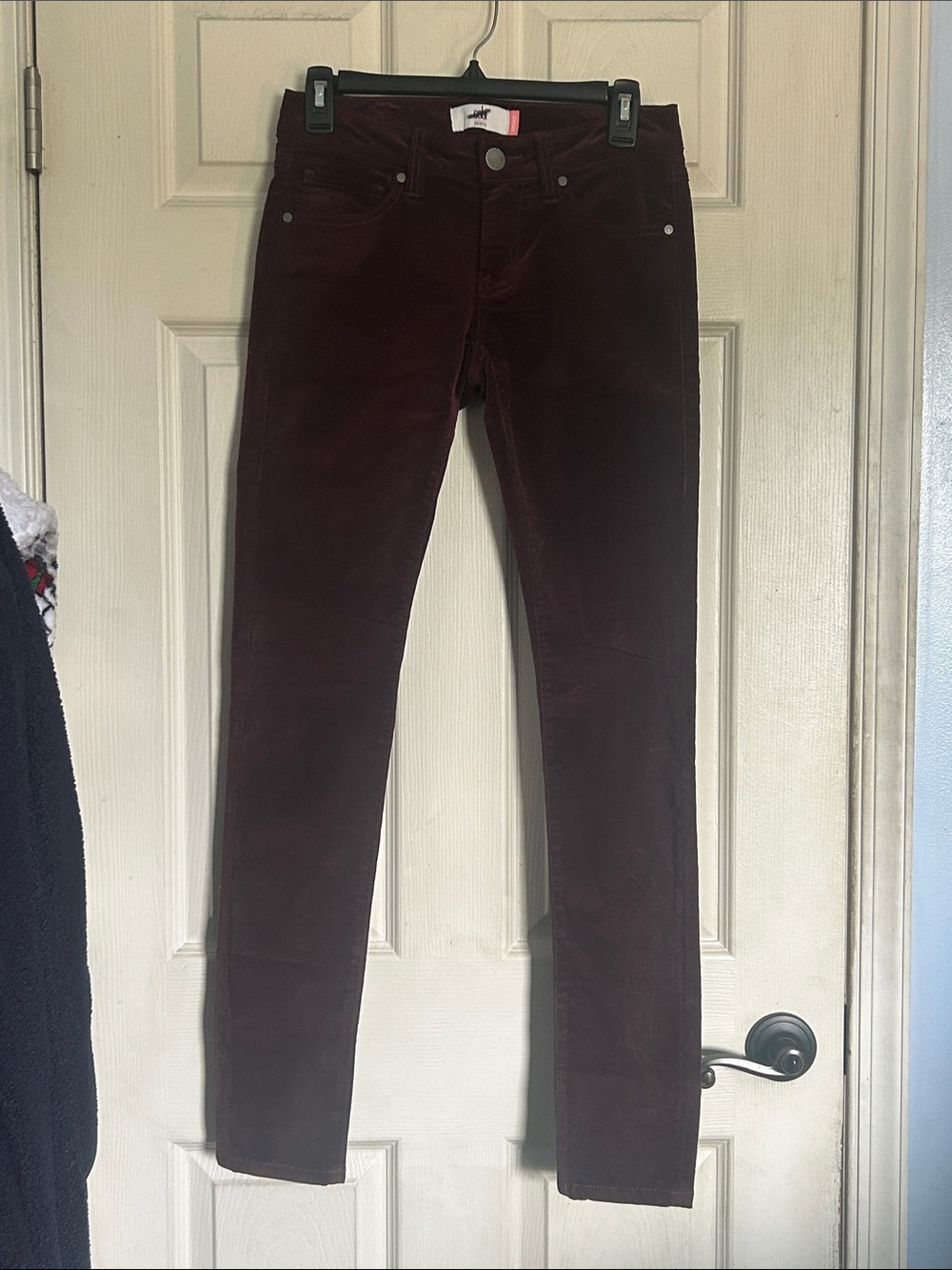 Cabi jeans vineyard wine corduroy skinny pants size 0 - Picture 2 of 5